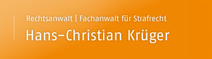 Rechtsanwalt, Fachanwalt für Strafrecht - Hans-Christian Krüger